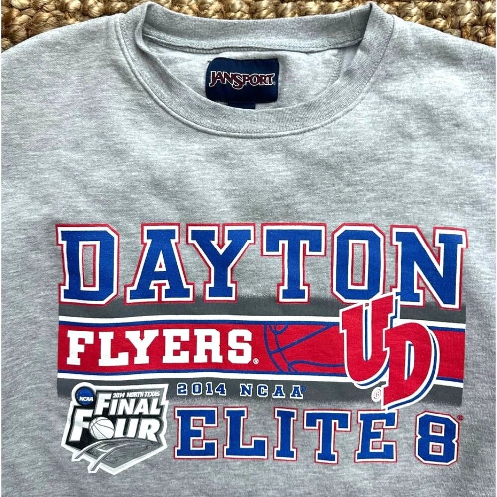 Dayton Flyers 2014 Final 4 Elite 8 Sweatshirt (Medium) Gray